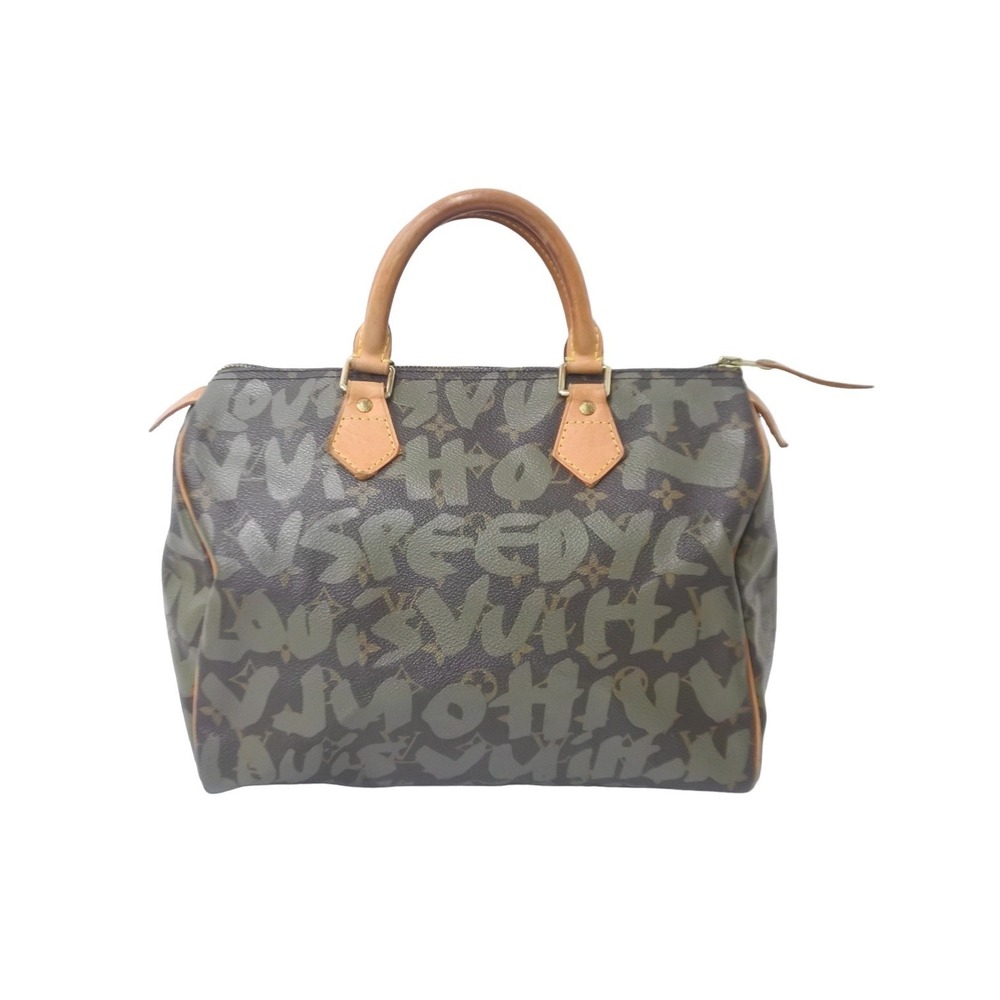 LOUIS VUITTON Speedy Monogram Graffiti Handbag